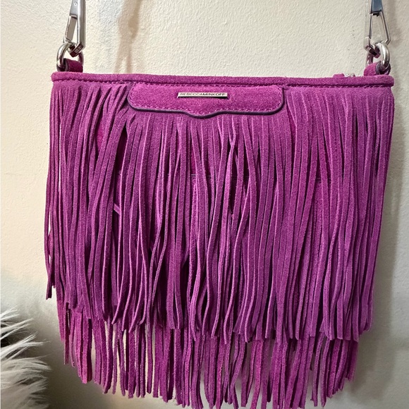 Fringe Crossbody Bag - Pink - Picture 5 of 12